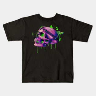 frankenstein skull Kids T-Shirt